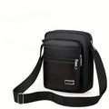 Black Oxford Crossbody Bag – Unisex Large Capacity Multi-Pocket Crossbody Shoulder Bag Babs black