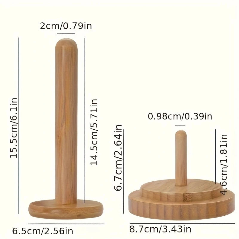 Bamboo Yarn Winder Stand – Tabletop Rotary Spool Organizer Yarn Winder Stand Babs