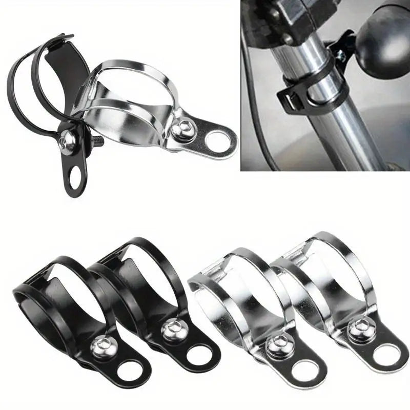 Motorcycle Turn Signal Light Mount Bracket Fork Clamp – Universal Motorcycle Light Bracket Babs