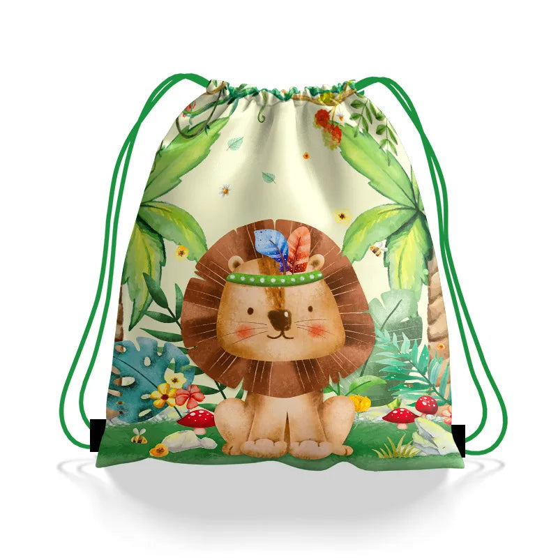 Non-Woven Drawstring Party Gift Bags for Boys & Girls
