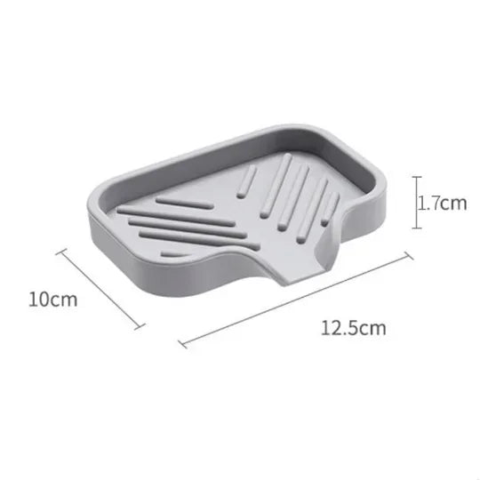 Japanese Silicone Soap Dish with Drainage – Sink Storage Tray Silicone Soap Dish Babs S 1