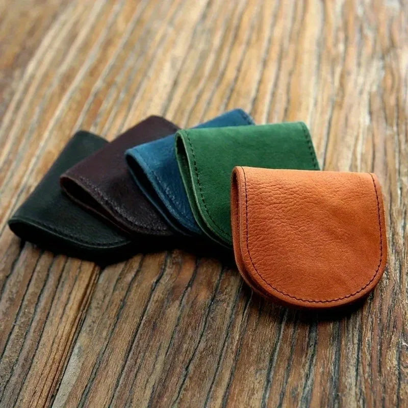 Women's Mini Genuine Cow Leather Coin Purse – Hasp Wallet Leather Coin Purse Babs