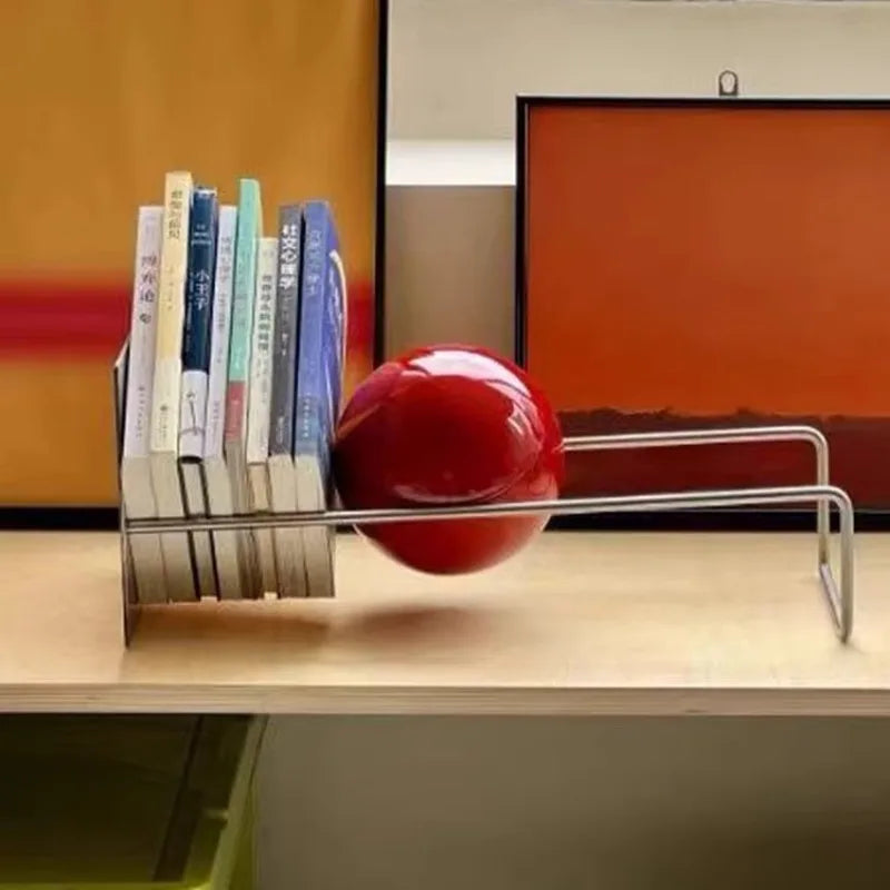 Stainless Steel Desktop Bookshelf | Modern Minimalist Storage Rack Desktop Bookshelf Babs
