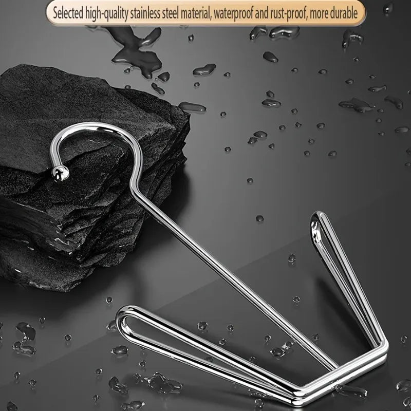 Stainless Steel Hanging Shoe Rack – Space-Saving Closet Organizer Hanging Shoe Rack Babs