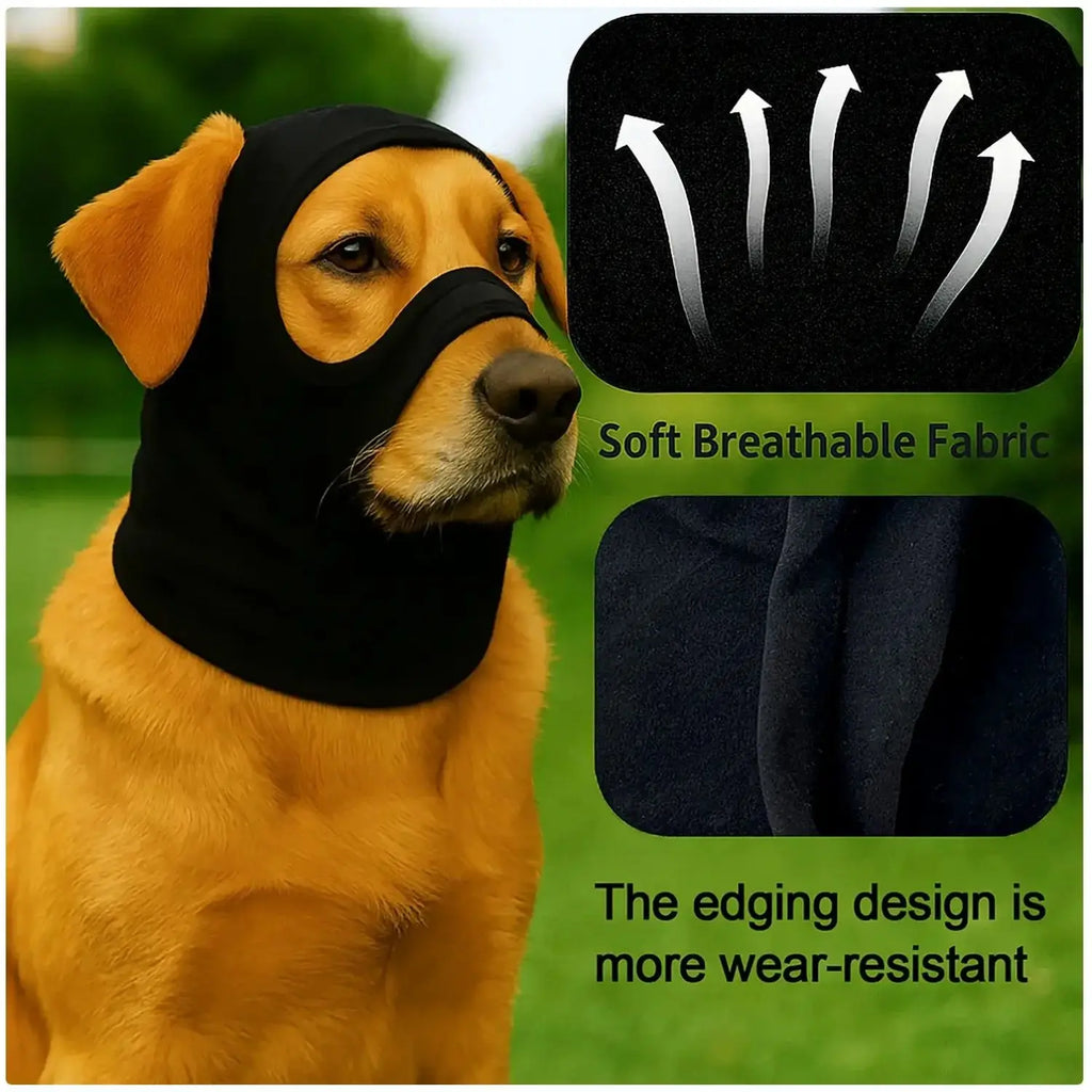 Dog Face Mask Headgear – Warm Minimalist Pet Headwear Dog Headwear Babs