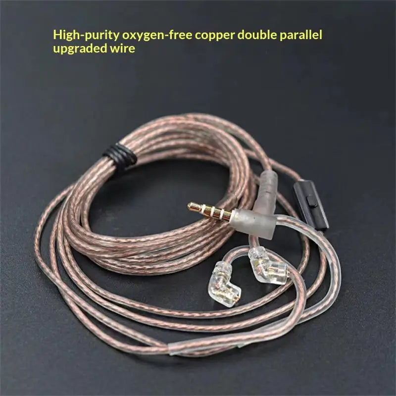 QDC IEM OFC Replacement Cable 3.5mm Plug | MMCX HiFi Upgrade IEM Replacement Cable Babs