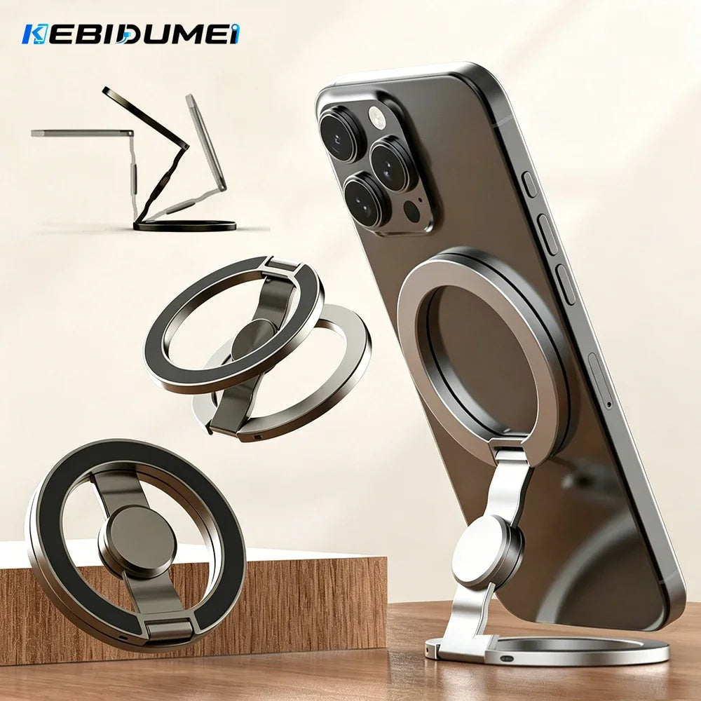 Magnetic Phone Ring Holder Foldable Stand – MagSafe Compatible Phone Ring Stand Babs