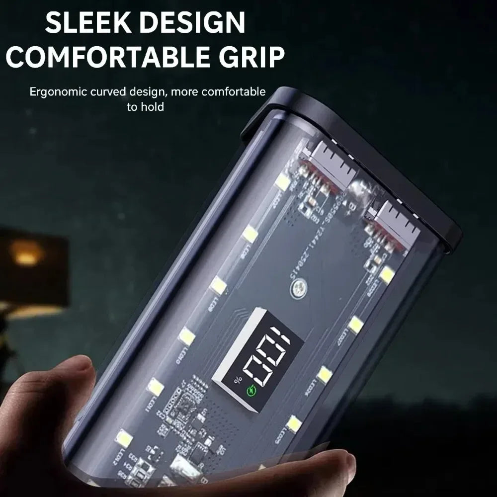 KEBIDUMEI 6×18650 Power Bank Case 22.5W Fast Charging USB-C Power Bank Case Babs