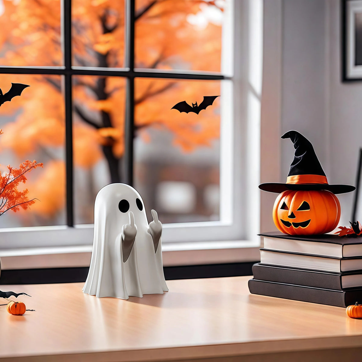 Cute Ghost Statue Halloween Décor Ornament & Holiday Gift Holiday Décor Ornament Babs