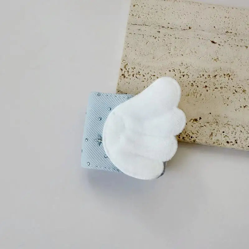 Angel Wing Fabric Cable Storage Clip – Star Print Cord Organizer Cable Storage Clip Babs A5