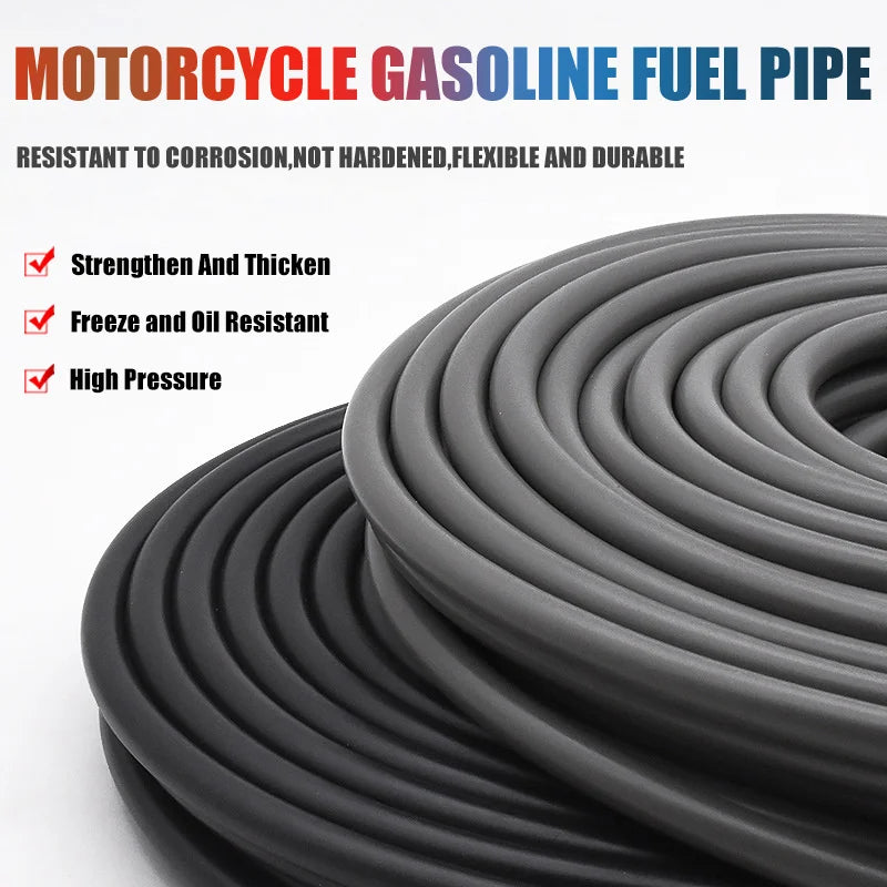 Reinforced Rubber Fuel Hose 1m – 5mm to 8mm Petrol Oil Tube Fuel Line Hose Babs
