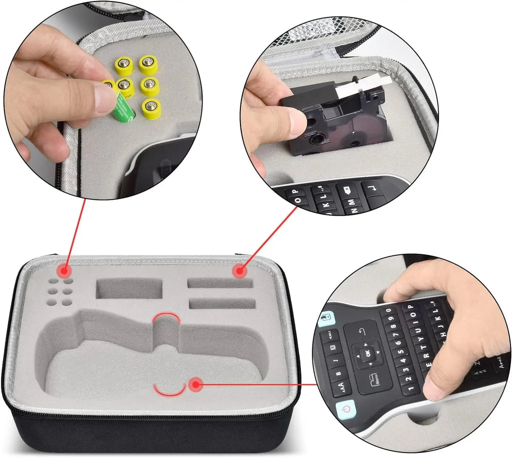 Storage Case for DYMO LabelManager 160 & 280 Label Maker Label Maker Case Babs