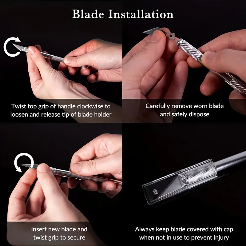 Carving Knife Pen – Precision Art Utility & Paper Cutting Tool Art Carving Knife Babs