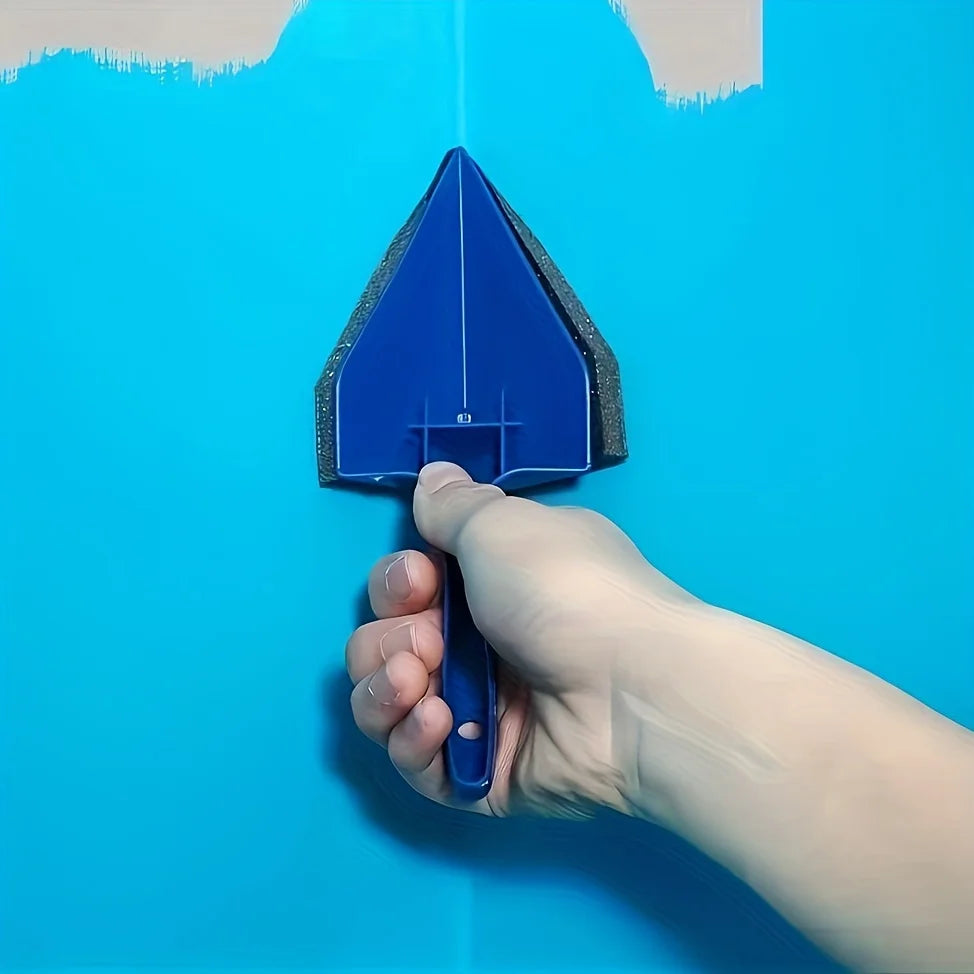 Triangle Paint Brush – Corner & Gap Painter | Plastic Handle Corner Paint Brush Babs