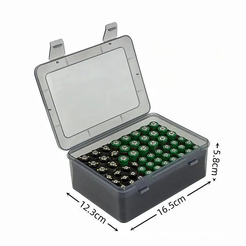 Battery Storage Organizer – Holds 54 AA & AAA Batteries Battery Storage Organizer Babs