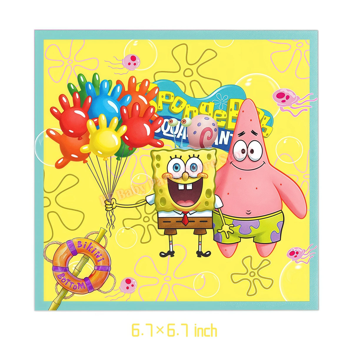 Cartoon Kids Birthday Party Decoration Set – Balloons, Backdrop & More