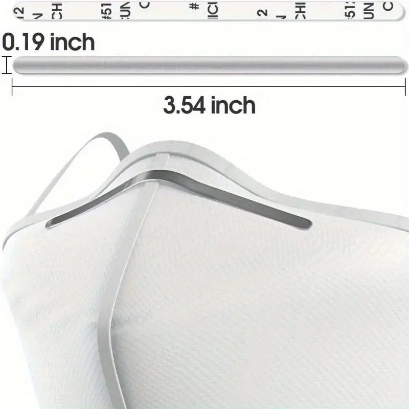 Aluminum Mask Nose Bridge Strips 100/200pcs – Adjustable Mask Accessories Babs
