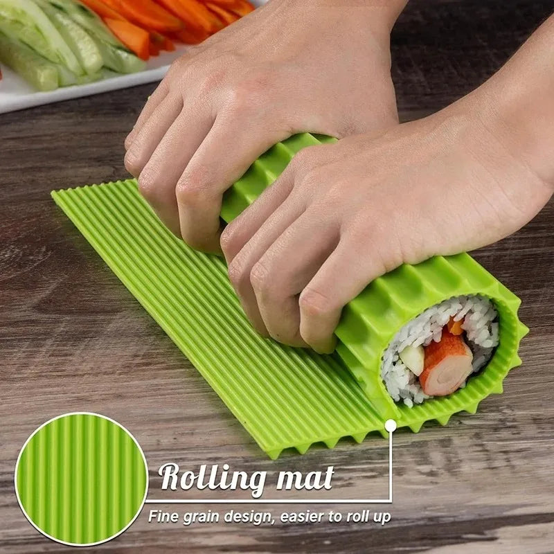 Silicone Sushi Rolling Mat – Easy Clean, No Mildew, Eco-Friendly Sushi Rolling Mat Babs