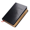 A6 PU Leather Notebook Vintage Gold Edge Bible Style Journal Leather Journal Notebook Babs Golden edge