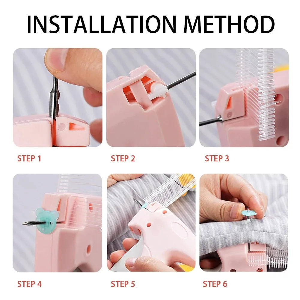Micro Stitch Gun – Quick Fabric & Quilt Repair Tacking Device Fabric Tacking Gun Babs