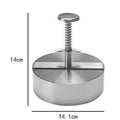 Stainless Steel Burger Patty Press & Rice Ball Mold Burger Patty Press Babs Diameter 141mm