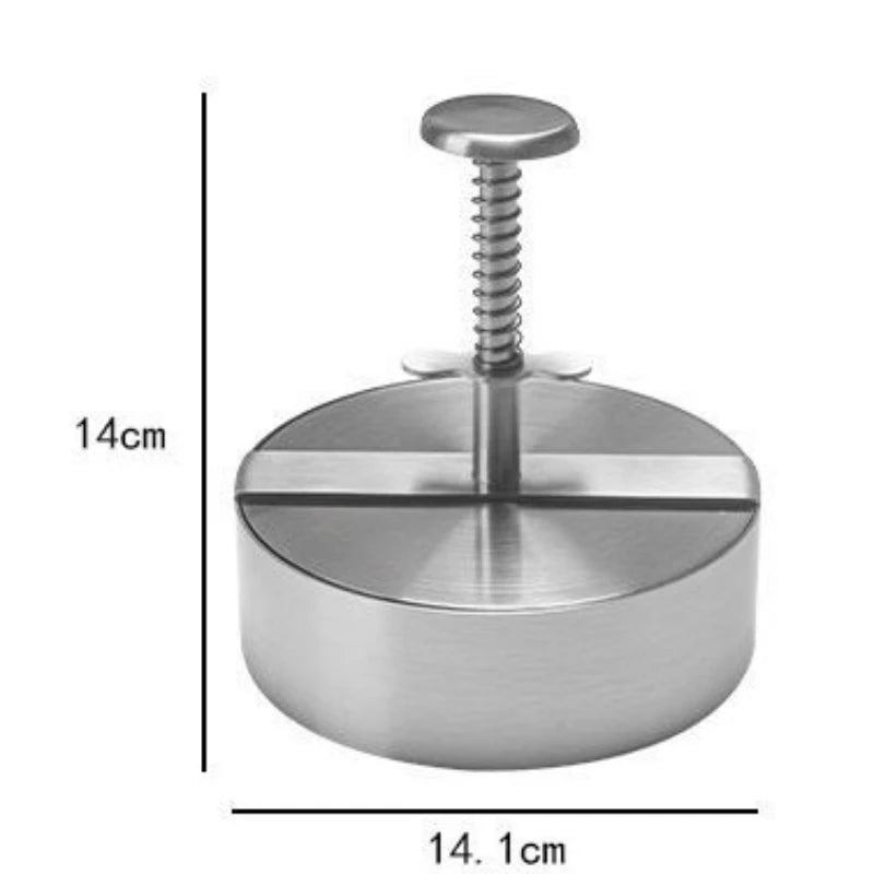 Stainless Steel Burger Patty Press & Rice Ball Mold Burger Patty Press Babs Diameter 141mm