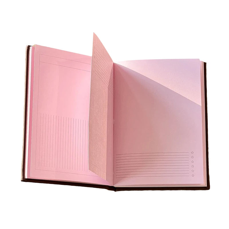 Strawberry Chocolate A6 Notebook – Kawaii Pink Journal & Planner Kawaii Notebook Babs OneSize