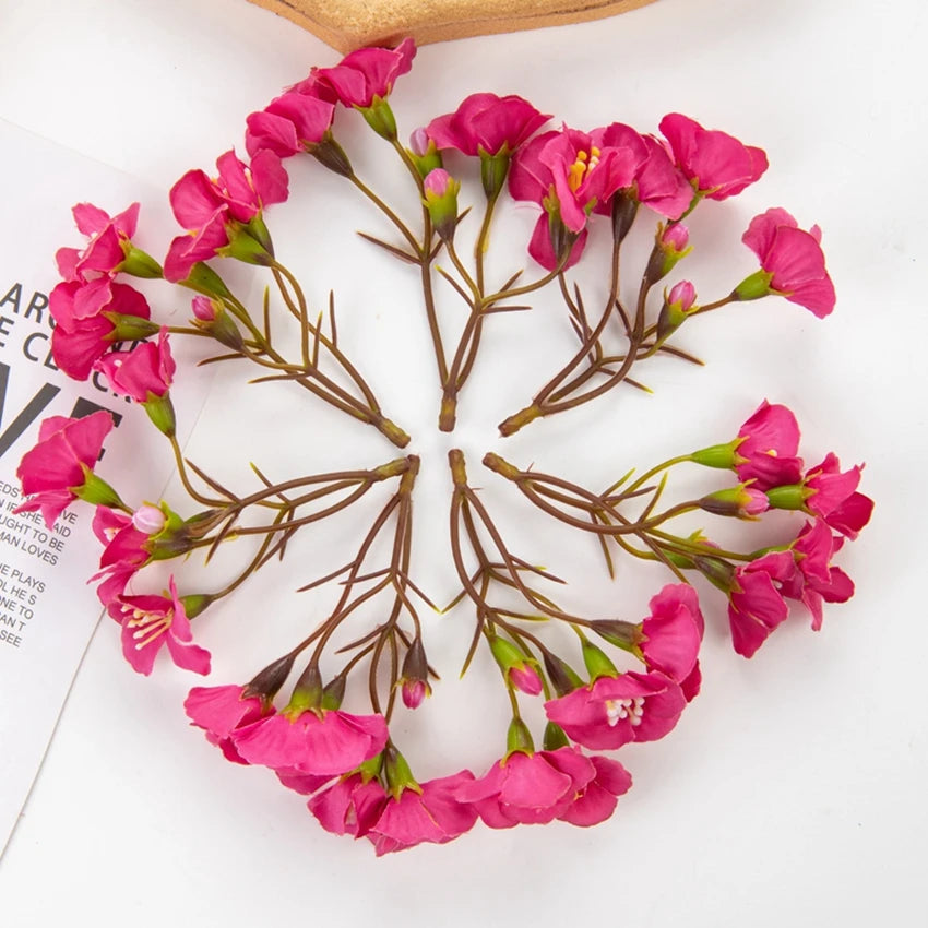 Silk Artificial Roses 20/50 Pcs – Wedding & Home Décor Flowers Artificial Silk Flowers Babs Rose Red 50pcs