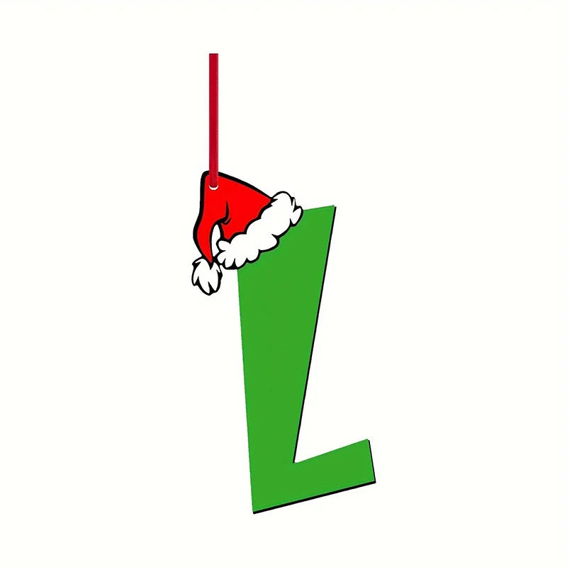 26 Letter Christmas Tree Ornaments – DIY Holiday Décor Set Christmas Ornaments Babs L