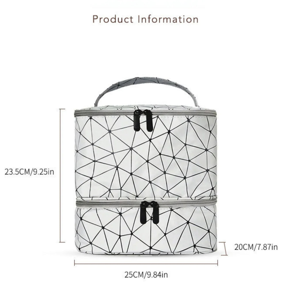 Double-Layer Nail Polish & Essential Oil Travel Organizer Bag Nail Polish Organizer Babs