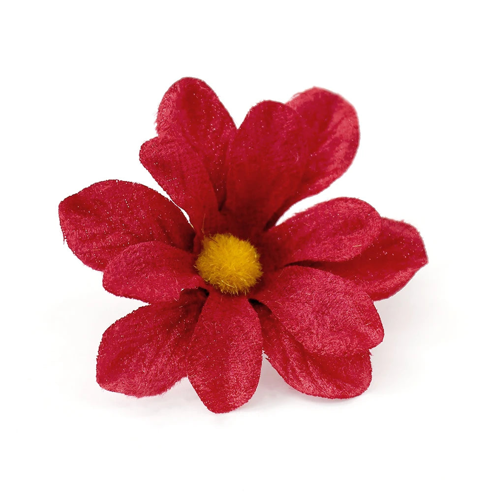 10Pcs Silk Peony Artificial Flower Heads – DIY Wedding Decor Artificial Flower Heads Babs Red 10Pcs