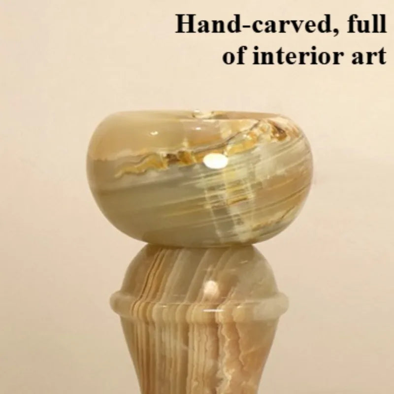 Jade Luxury Candle Holder – Elegant Wedding Centerpiece Jade Candle Holder Babs