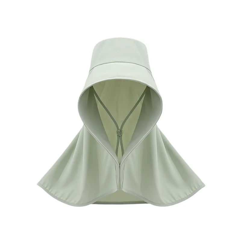 Women's Ice Silk UV Protection Wide Brim Sun Hat Wide Brim Sun Hat Babs green