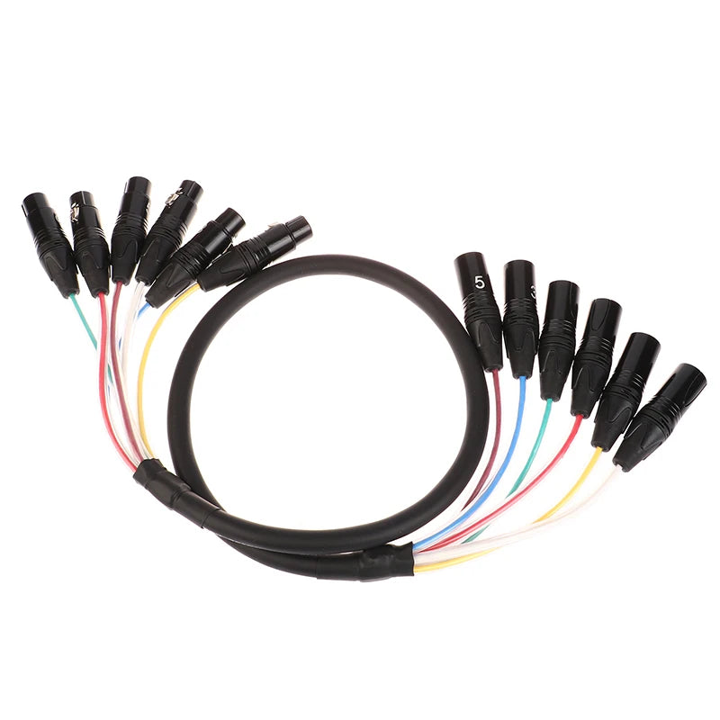 3-Pin XLR Male to Female Balanced Audio Cable 1M | HUXUAN XLR Audio Cable Babs