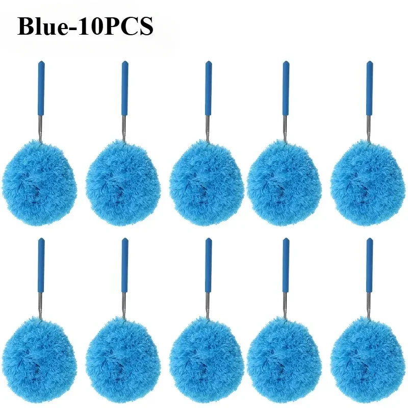Extendable Microfiber Feather Duster – Washable & Reusable Extendable Feather Duster Babs Blue-10PC