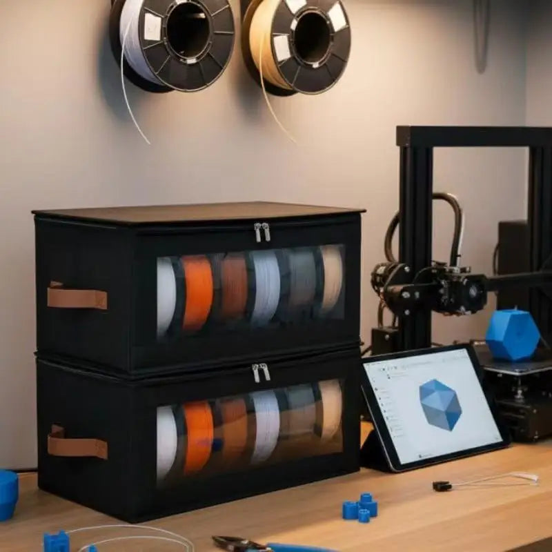 3D Printer Filament Storage Bag & Foldable Holder Rack Filament Storage Bag Babs