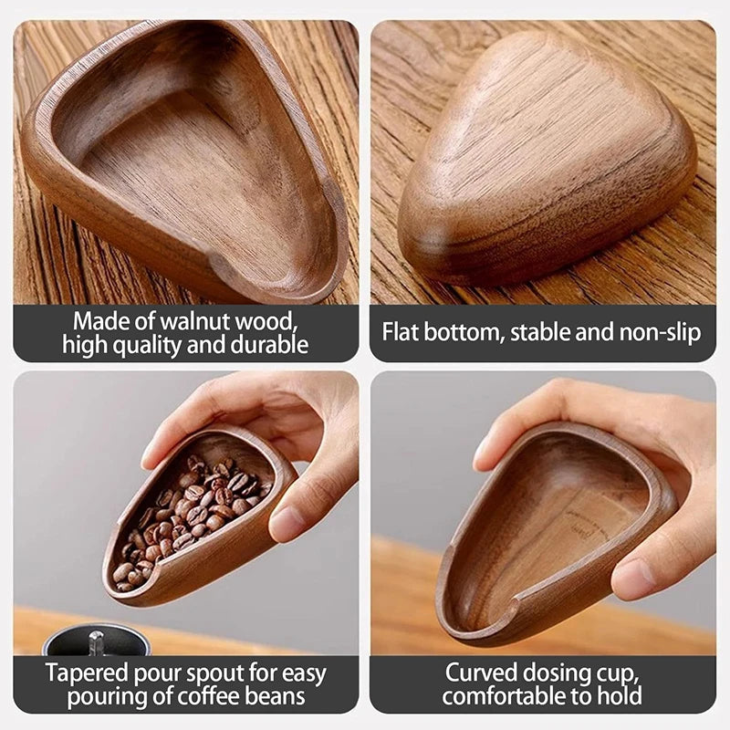 Wooden Coffee Bean Dosing Cup & Spray Bottle Barista Set Coffee Barista Set Babs