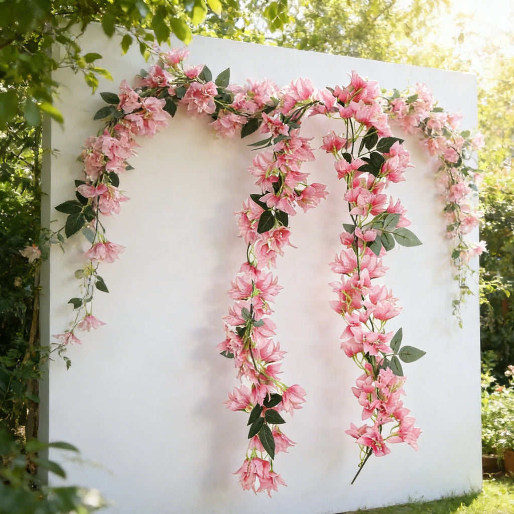 Artificial Plum Blossom Vine Wreath – 180cm Faux Flower Wall Décor Artificial Flower Vine Babs