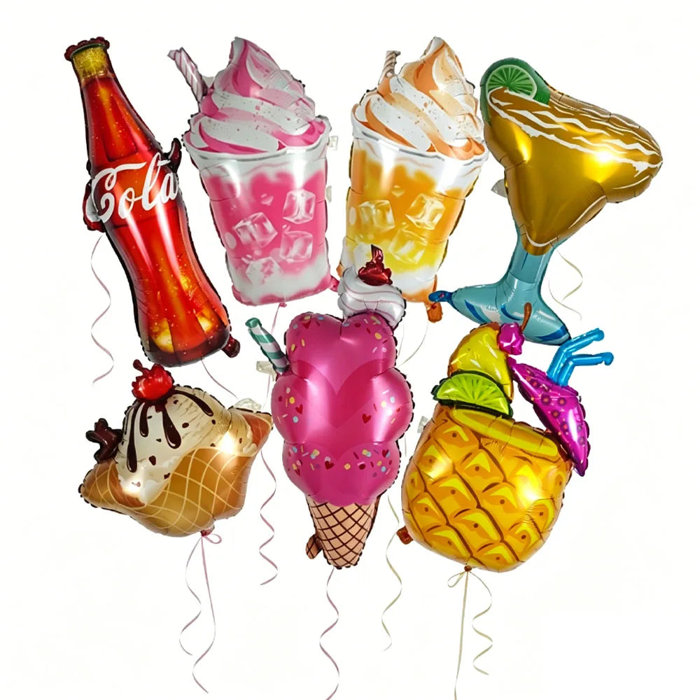 Coke Bottle Foil Balloon 76cm – Pool & Birthday Party Decor Party Foil Balloon Babs