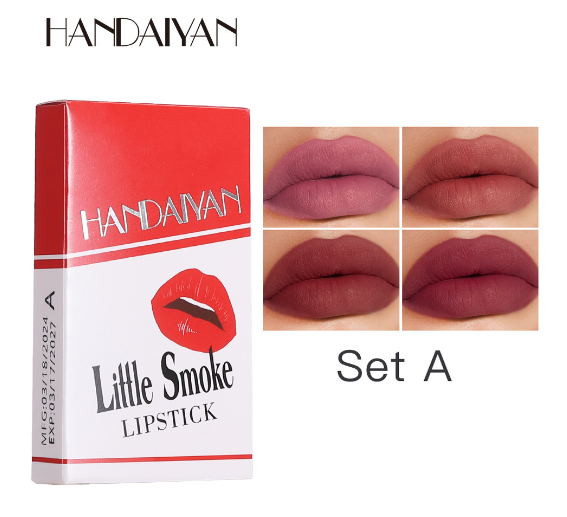 12-Color Matte Lip Gloss Set – Nude & Bold Shades | Babs Matte Lip Gloss Babs Set A