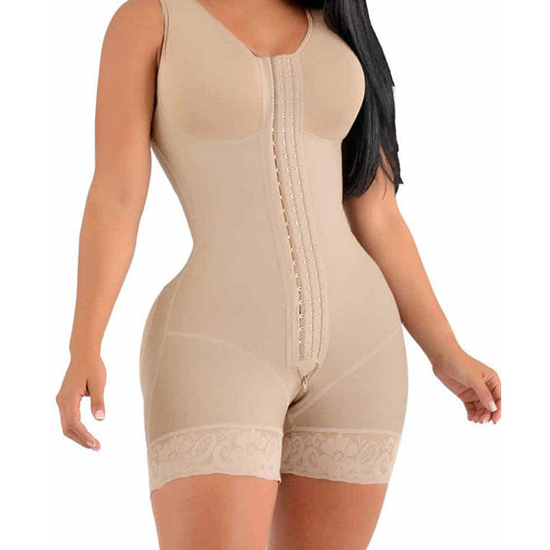 Full Body Shapewear Bodysuit with Zipper – Nylon, XS–XXXL Body Shapewear Bodysuit Babs