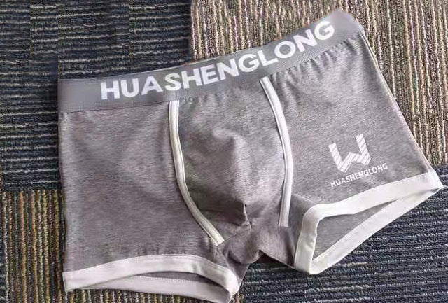 Men's Breathable Cotton Boxer Shorts – Soft Mid-Waist Fit Men's Boxer Shorts Babs Grey XL 60-70KG