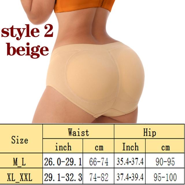 Velssut Women's Seamless Butt Lifter Shapewear XS–XXL Butt Lifter Shapewear Babs 8844Beige XL