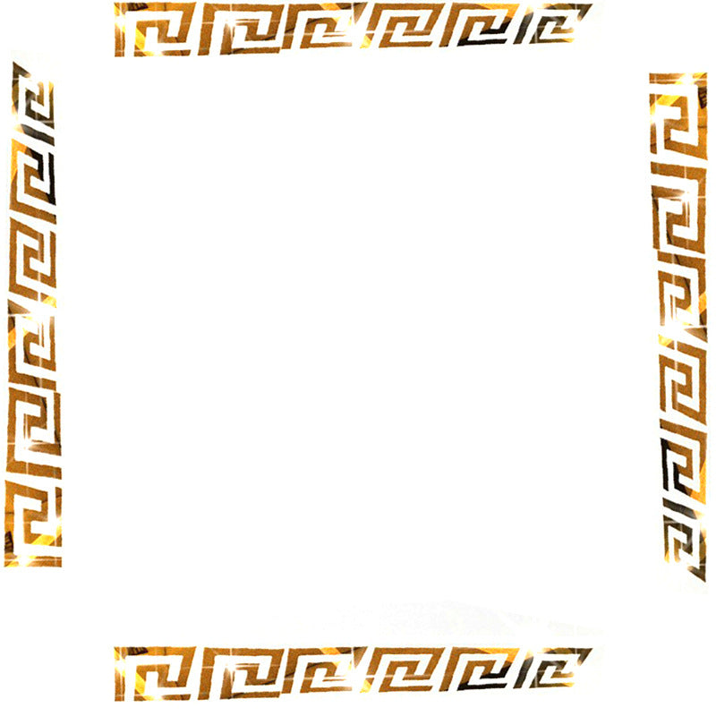 3D Textured Border Wall Trim & Mirror Wall Stickers Wall Sticker Trim Babs
