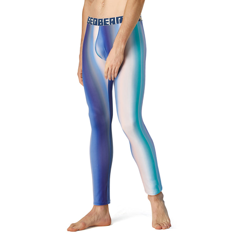 Men's Slim Fit Thermal Tights & Sleep Pants | Gradient Design Thermal Sleep Pants Babs